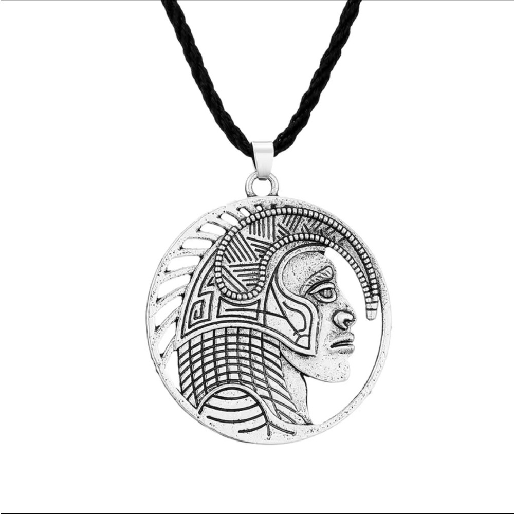Vintage Aztec Style Pendant Necklace